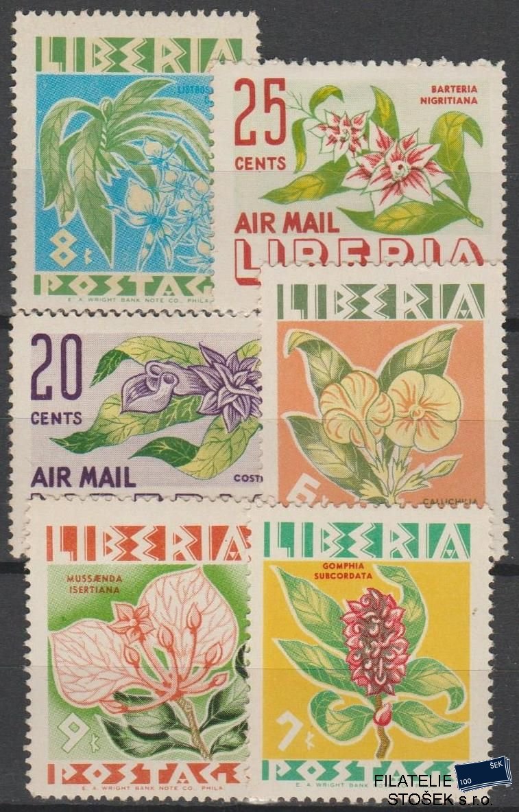 Liberia známky Mi 477-82