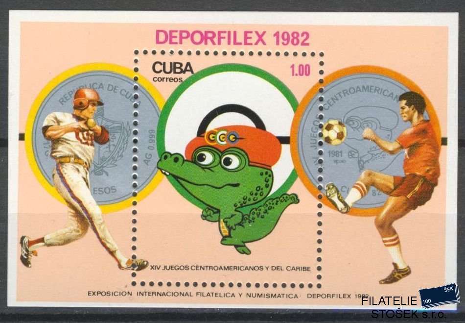 Kuba známky Mi Blok 73