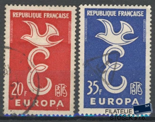 Francie známky Mi 1210-11