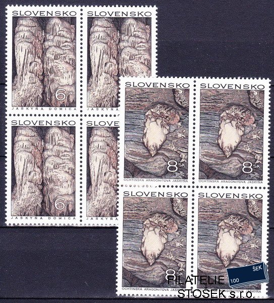 Slovensko známky 0120-1 Čtyřbloky