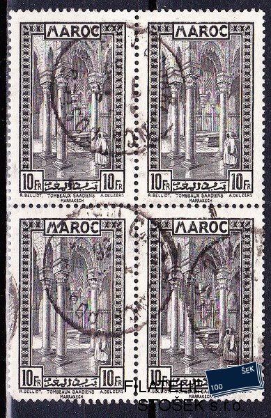 Maroc známky Yv 148 Čtyřblok
