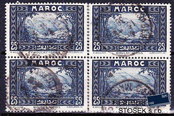 Maroc známky Yv 135 Čtyřblok