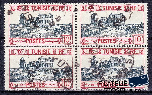 Tunisie známky Yv 144 Čtyřblok
