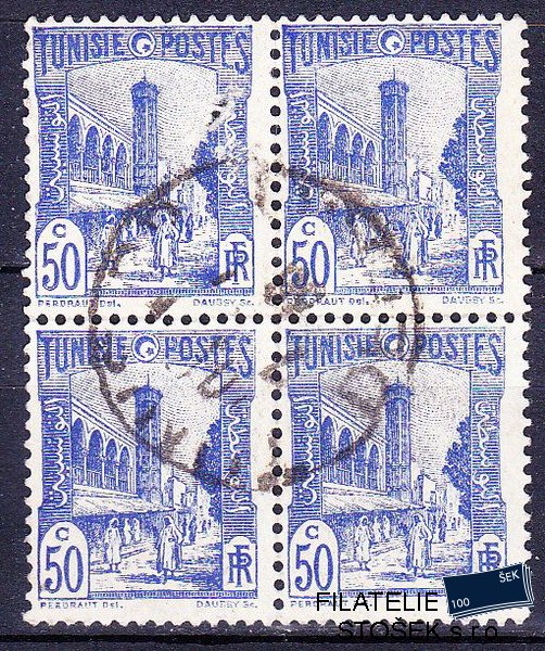 Tunisie známky Yv 181 Čtyřblok