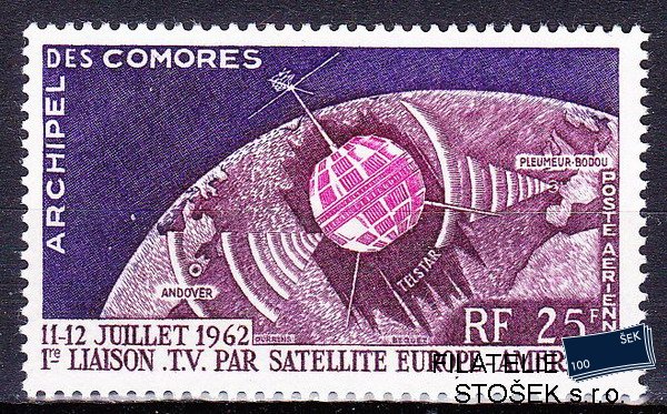 Comores známky 1962-3 Telecomunication