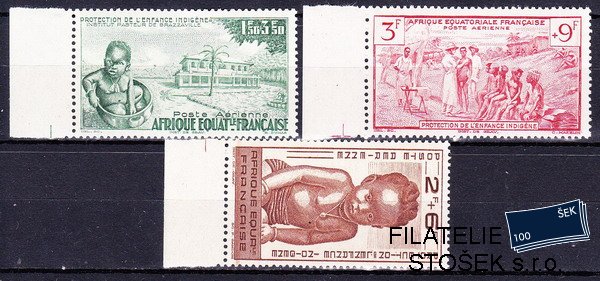 Afr. equatoriale známky Yv  PA 10-12