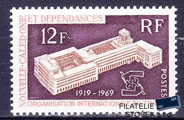 N. Calédonie známky 1969 Organisation du Travail