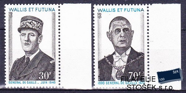 Wallis et Futuna známky 1970-1 de Gaulle