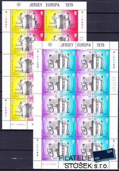 Jersey známky Mi 0195-5 PL Evropa-Cept