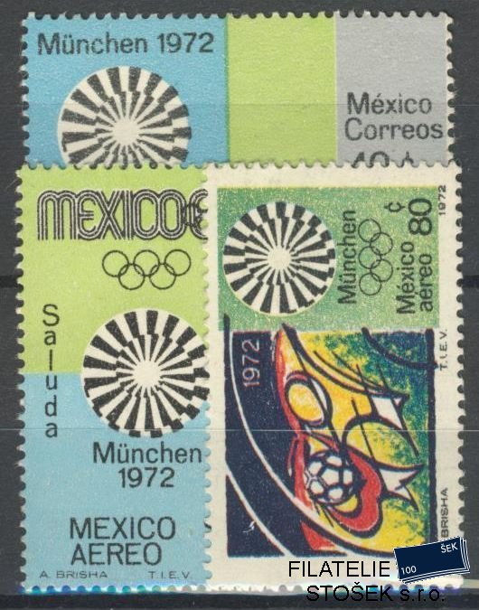 Mexiko známky Mi 1384-86