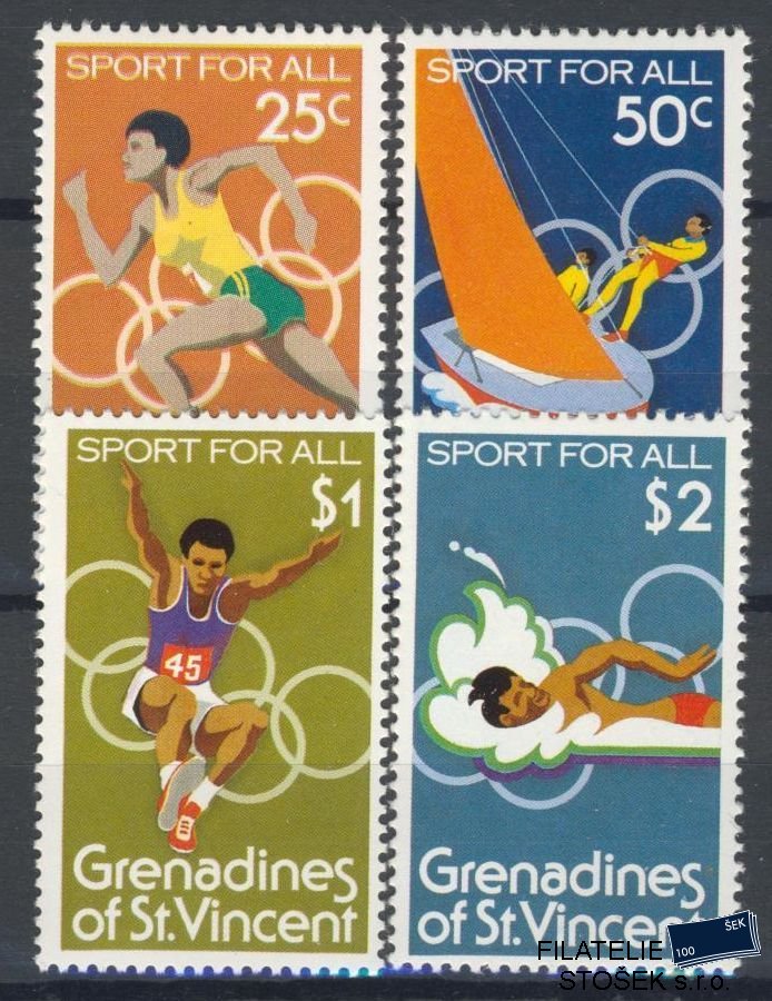 Grenadines of St. Vincent známky Mi 189-92