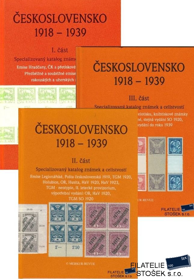 Katalog ČSR I 1918-1939 - I-III část