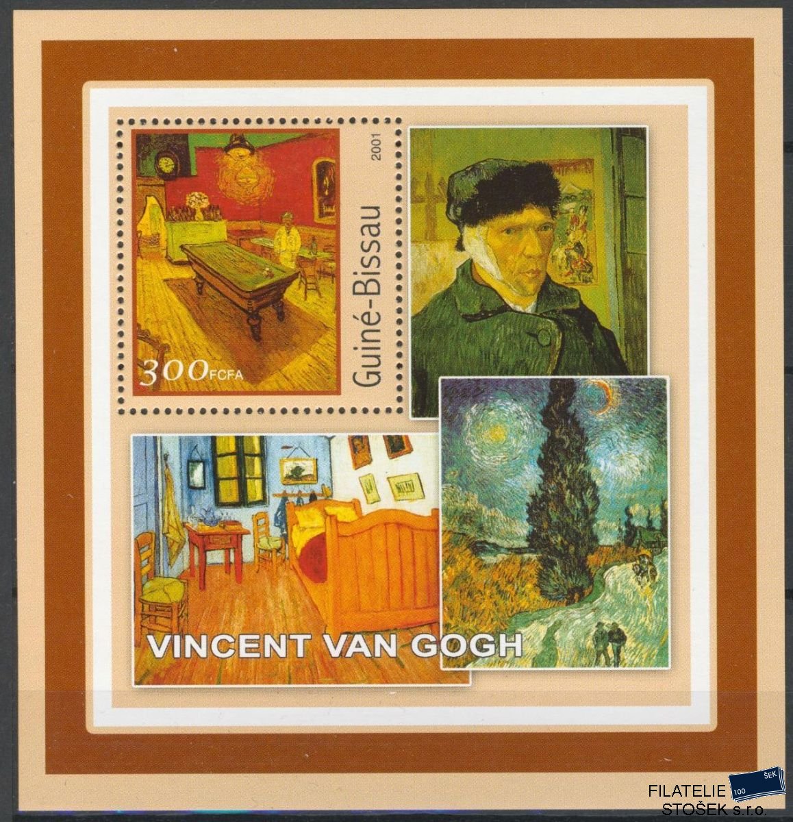 Guinea Bissau známky Mi 1690 (Bl.346) Vincent van Gogh
