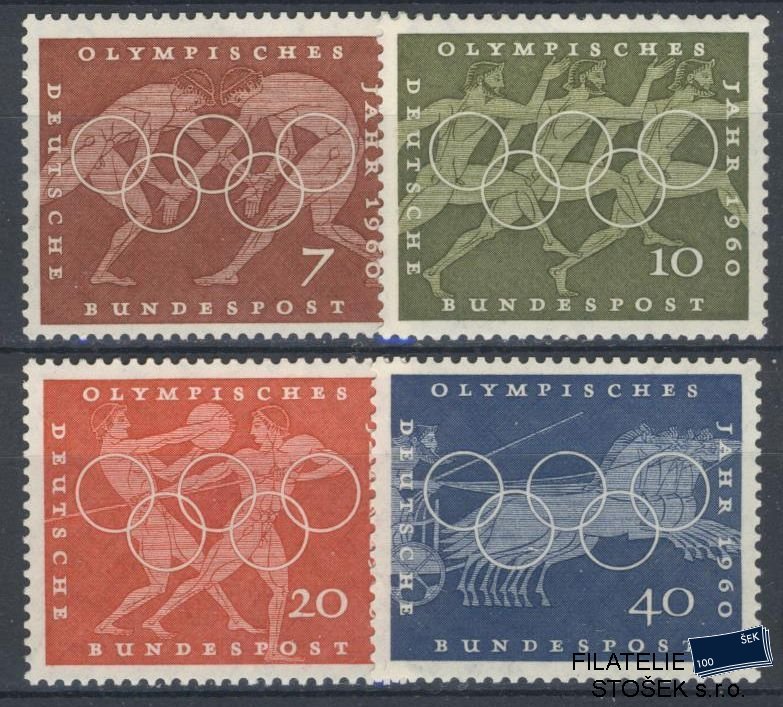 Německo - Bundes známky Mi 0332-5