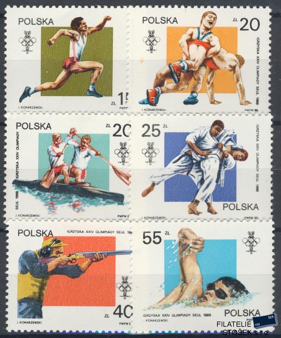Polsko známky Mi 3149-54