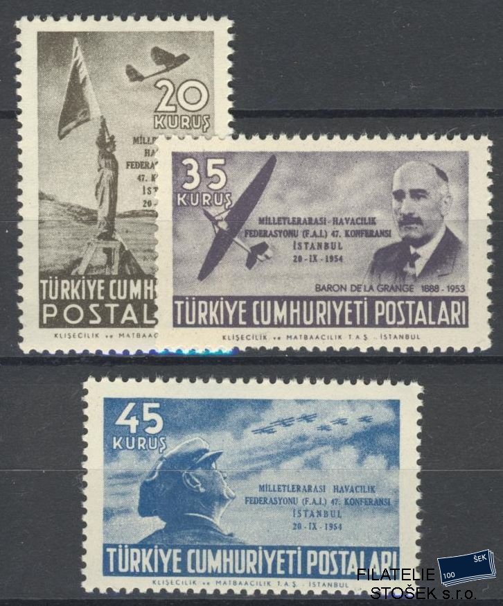Turecko známky Mi 1395-97