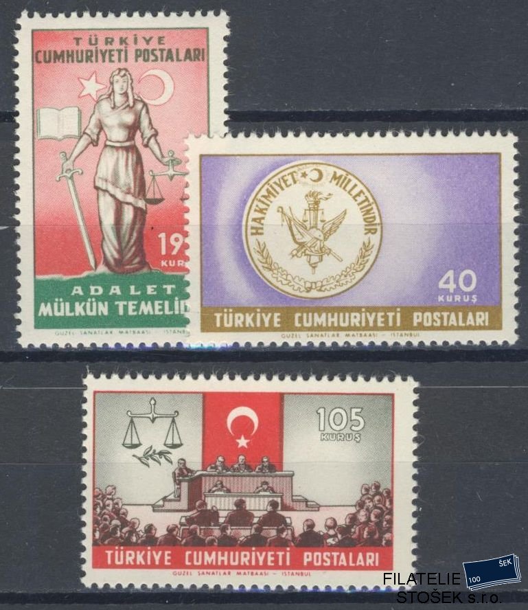 Turecko známky Mi 1778-80