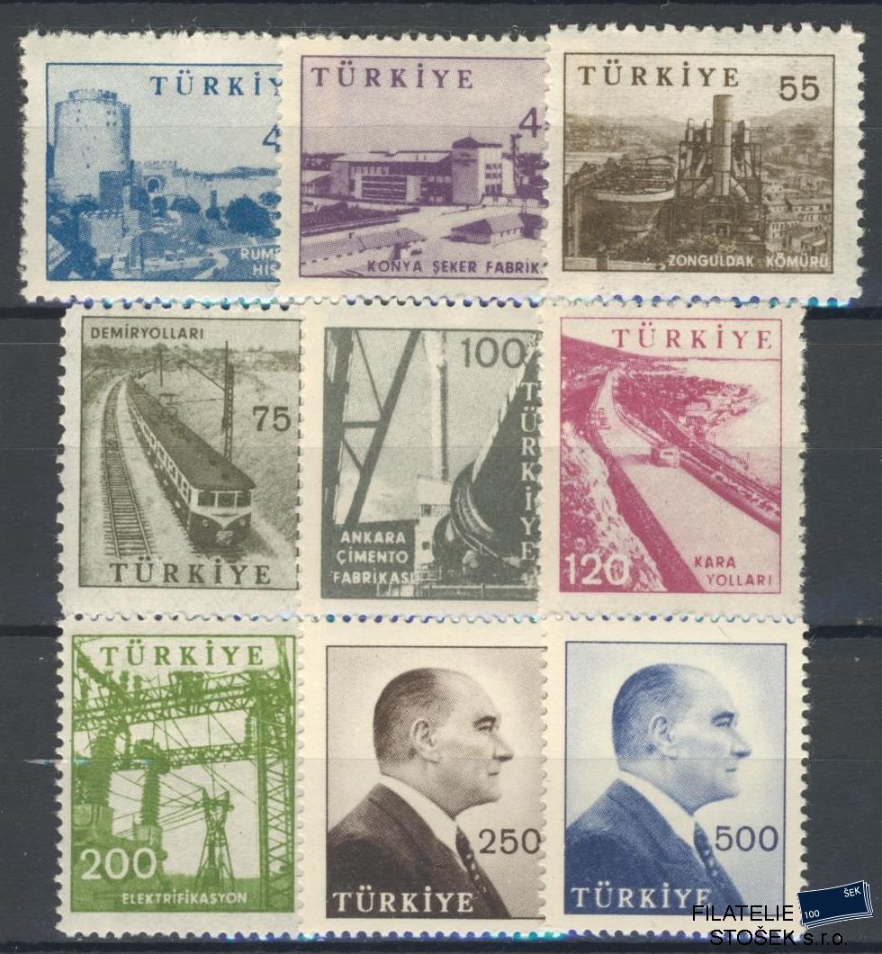 Turecko známky Mi 1785-93