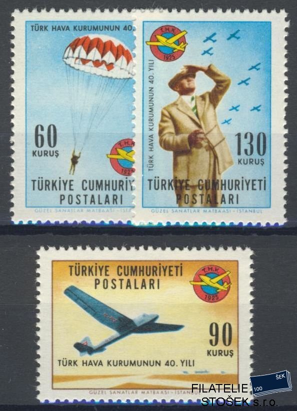 Turecko známky Mi 1935-37