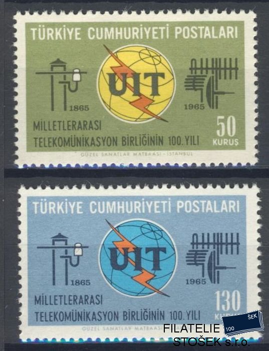 Turecko známky Mi 1949-50