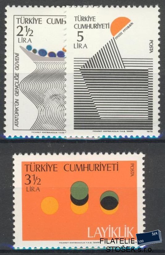 Turecko známky Mi 2493-95