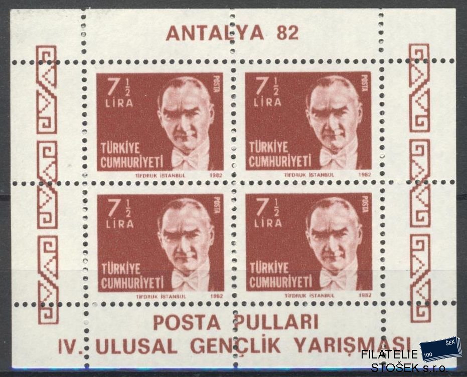 Turecko známky Mi Blok 22A