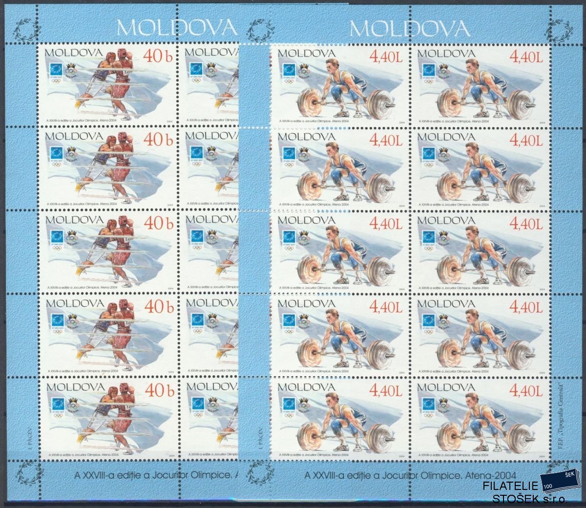 Moldavsko známky Mi 0495-6 Klb.