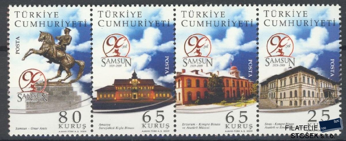 Turecko známky Mi 3736-39