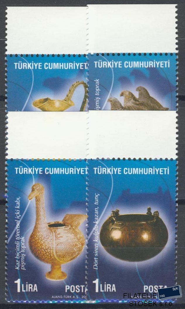 Turecko známky Mi 3762-65