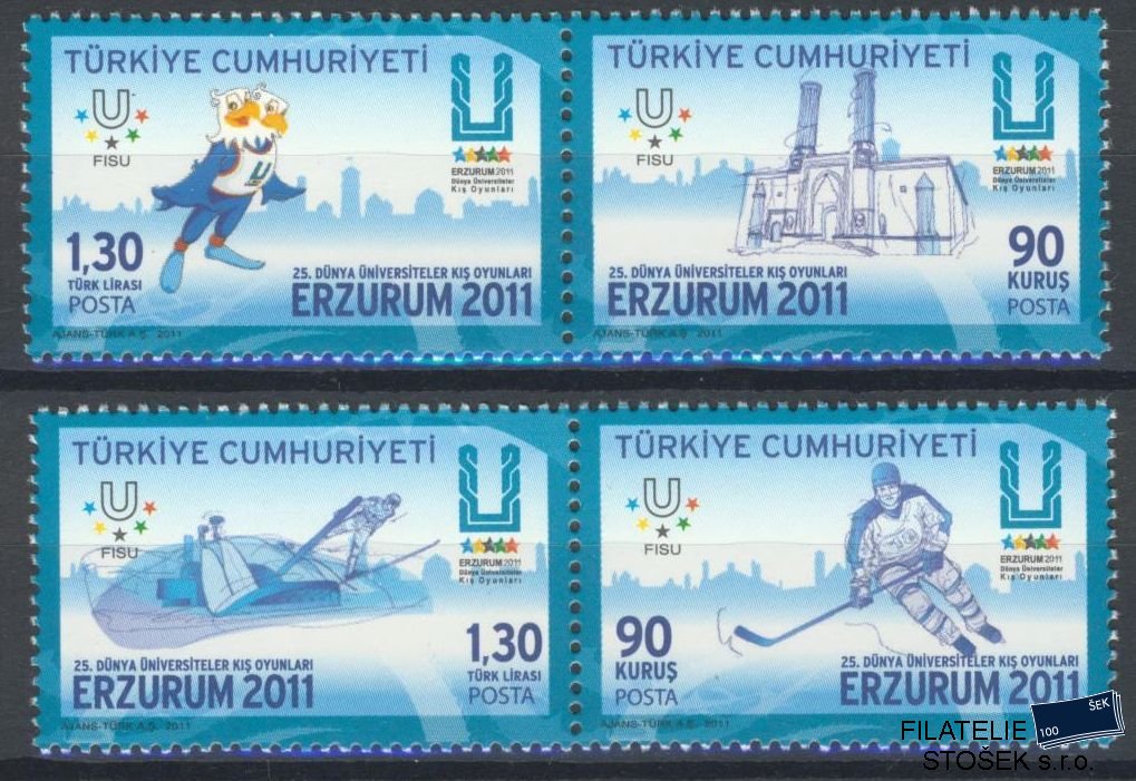 Turecko známky Mi 3862-65