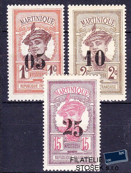 Martinique známky Yv 083-5