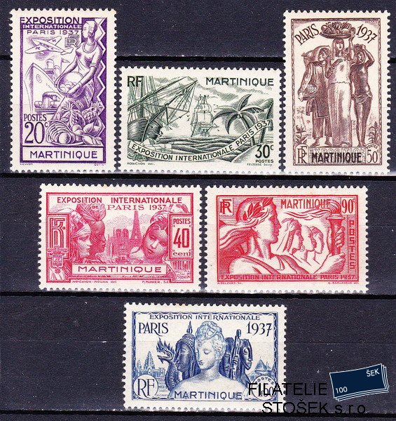 Martinique známky Yv 161-6