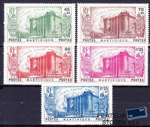 Martinique známky Yv 170-4