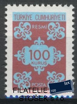 Turecko známky Mi D 140