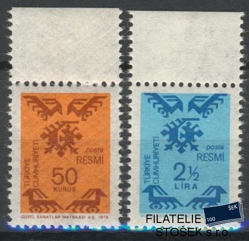 Turecko známky Mi D 153-54
