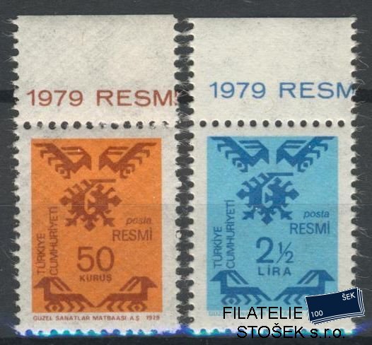 Turecko známky Mi D 153-54
