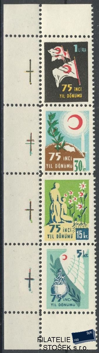 Turecko známky Mi Z 172-75