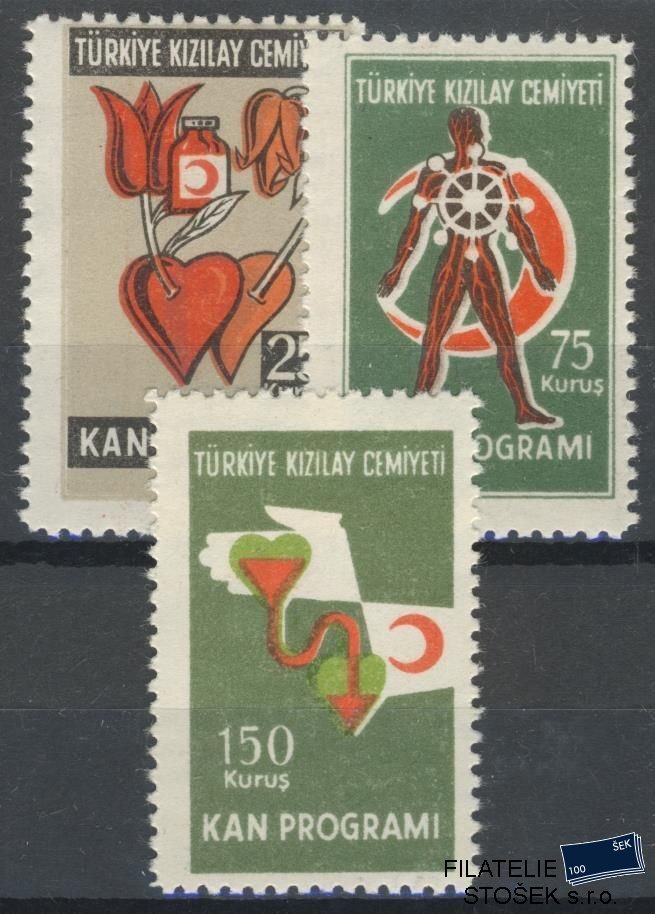 Turecko známky Mi Z 233-35