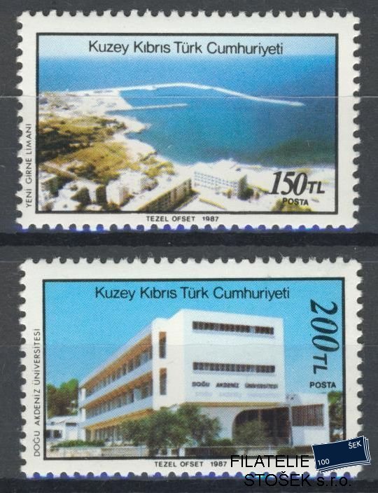 Turecký Kypr známky Mi 218-19