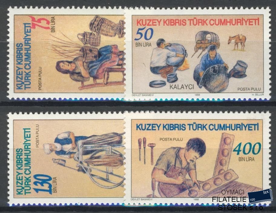 Turecký Kypr známky Mi 483-86