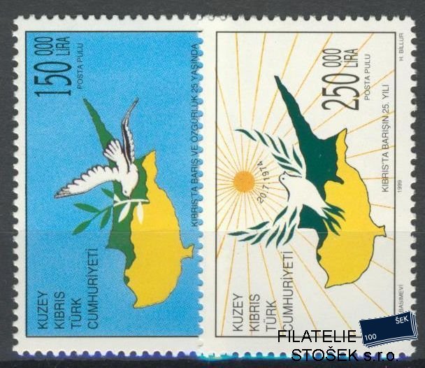 Turecký Kypr známky Mi 501-2