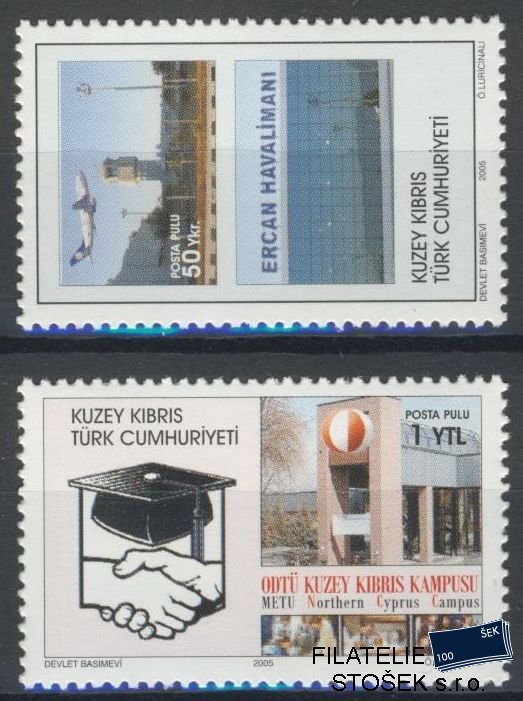 Turecký Kypr známky Mi 628-29