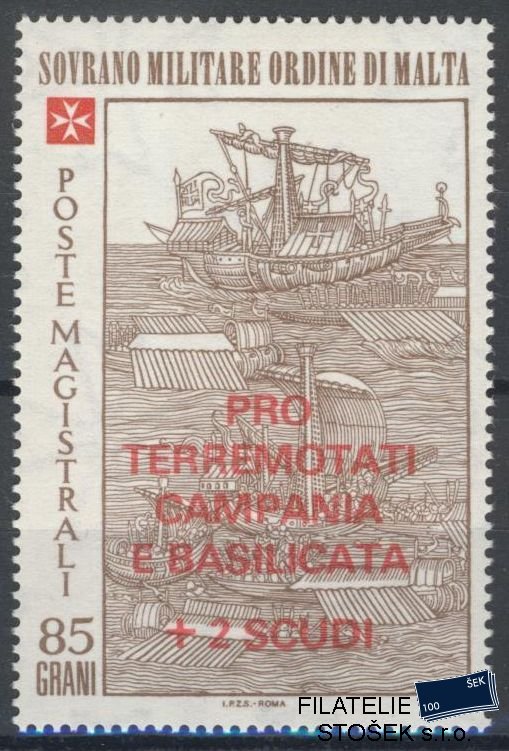 Řád Maltézských rytířů známky Sassone 186