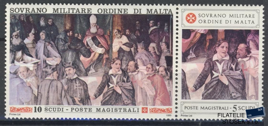 Řád Maltézských rytířů známky Sassone 335-36