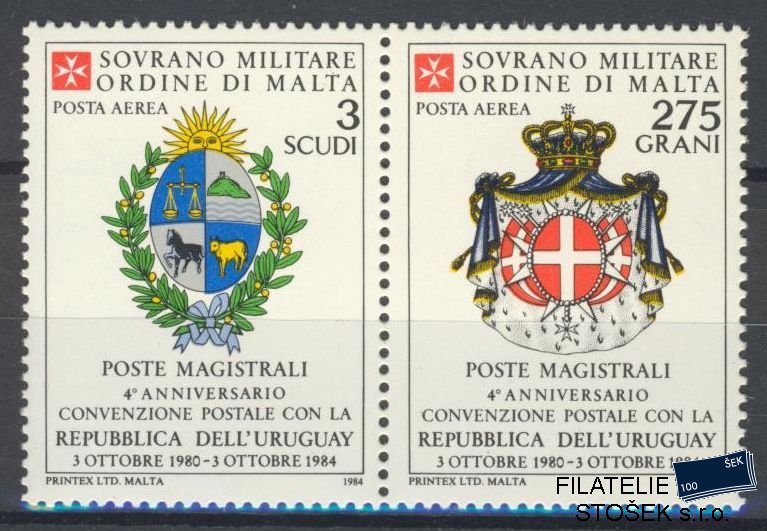 Řád Maltézských rytířů známky Sassone L 9-10