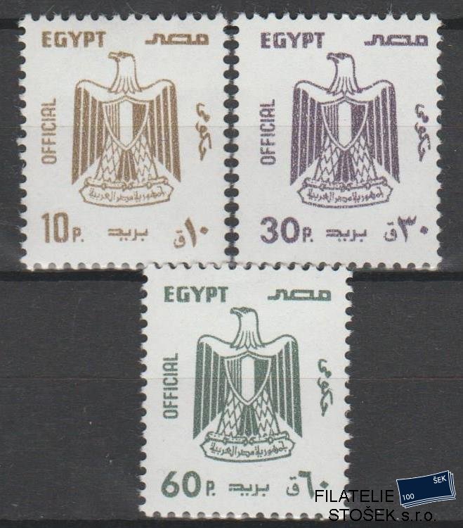 Egypt známky Mi D 113-15
