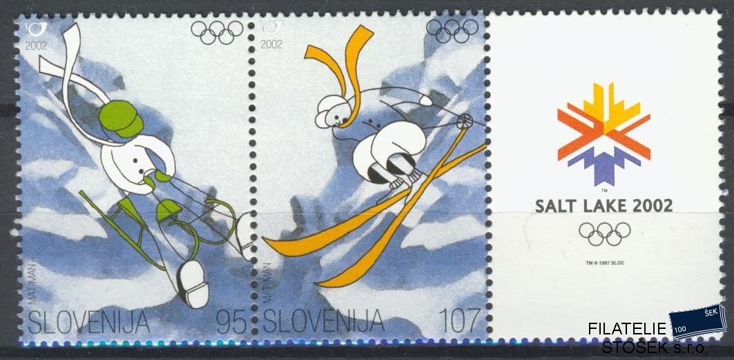Slovinsko známky Mi 0382-3Zf