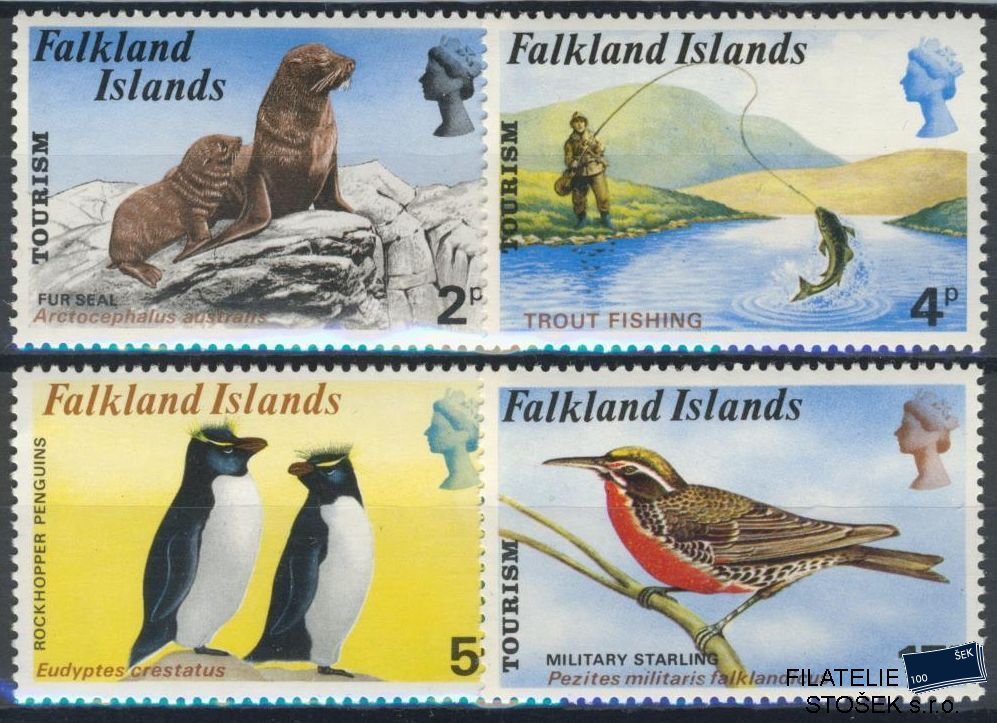 Falkland Islands známky Mi 222-25