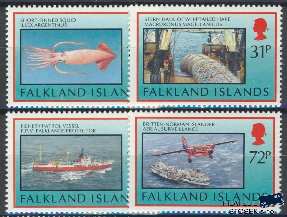 Falkland Islands známky Mi 588-91