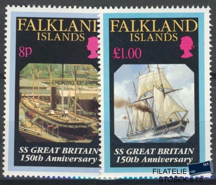 Falkland Islands známky Mi 592-93